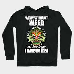 A Day Without Weed Is Like Cannabis Weed Smoking Hoodie